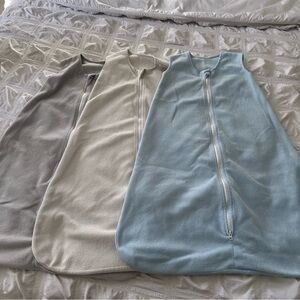Set of 3 Fleece Baby Sleep Sacks Size 12-18 Months